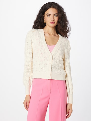 ONLY Knit Cardigan 'FIA KATIA' in Beige: front
