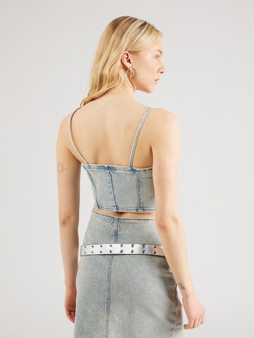 Monki Top w kolorze niebieski