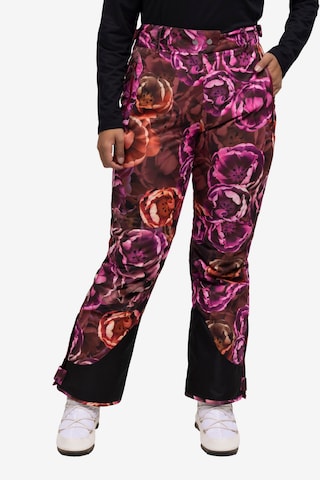 Regular Pantalon fonctionnel Ulla Popken en mélange de couleurs : devant