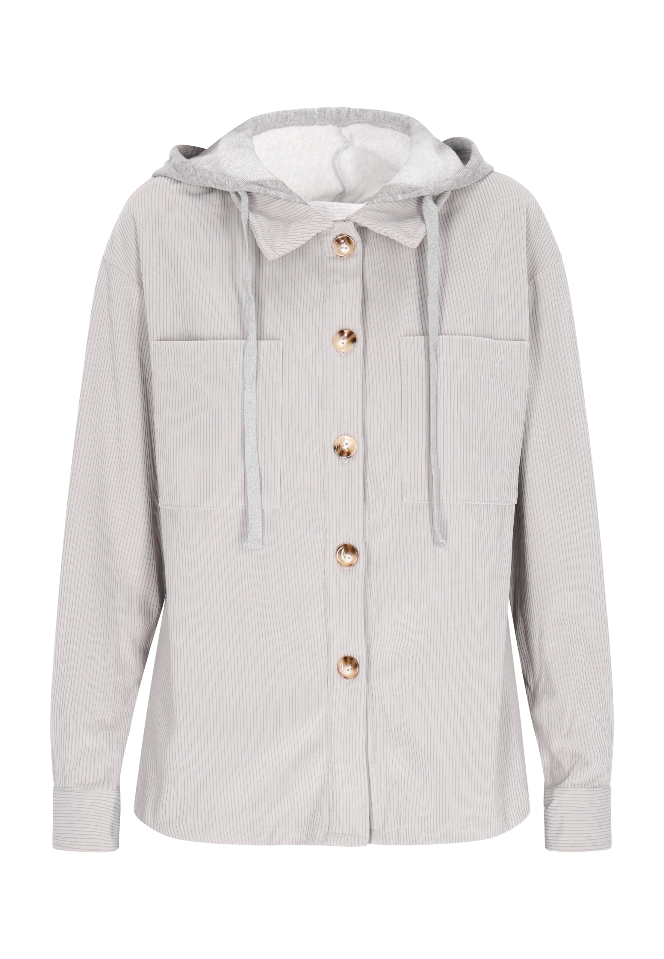 swirly Демисезонная куртка в Серый: спереди