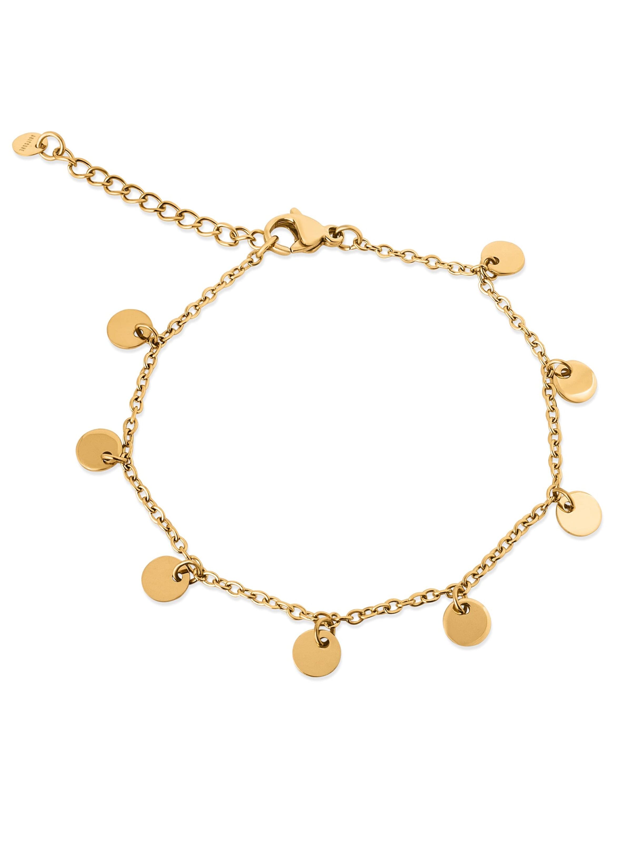 Akitsune Armband 'Harmony'‌‌‌ in Gold: Vorderseite