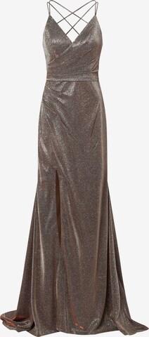 Unique Abendkleid in Gold: predná strana