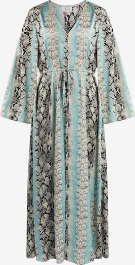 IZIA Haljina u akvamarin / svijetlosiva / crna, Pregled proizvoda