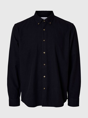SELECTED - Ajuste regular Camisa en azul