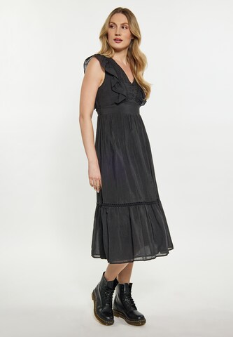 DreiMaster Vintage - Vestido de verano en negro