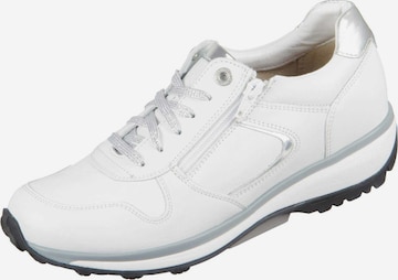 Xsensible Athletic Lace-Up Shoes in White: front