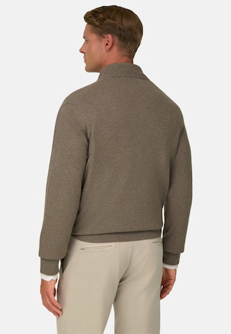 Boggi Milano Gebreid vest in Bruin