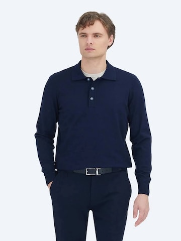 Ramsey Knit cardigan in Blue