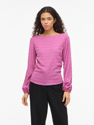 VILA Bluse 'VIINGRID' i pink: forside