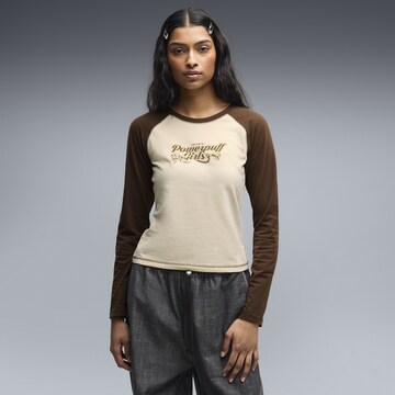 PUMA Shirt in Beige: voorkant