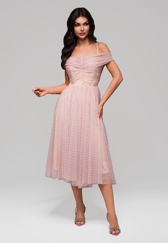 Ombre Evening dress in Pink
