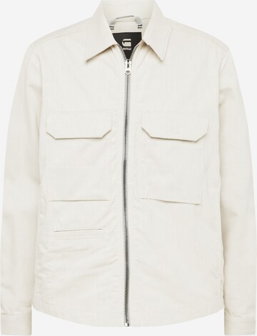 Veste mi-saison G-Star RAW en blanc : devant