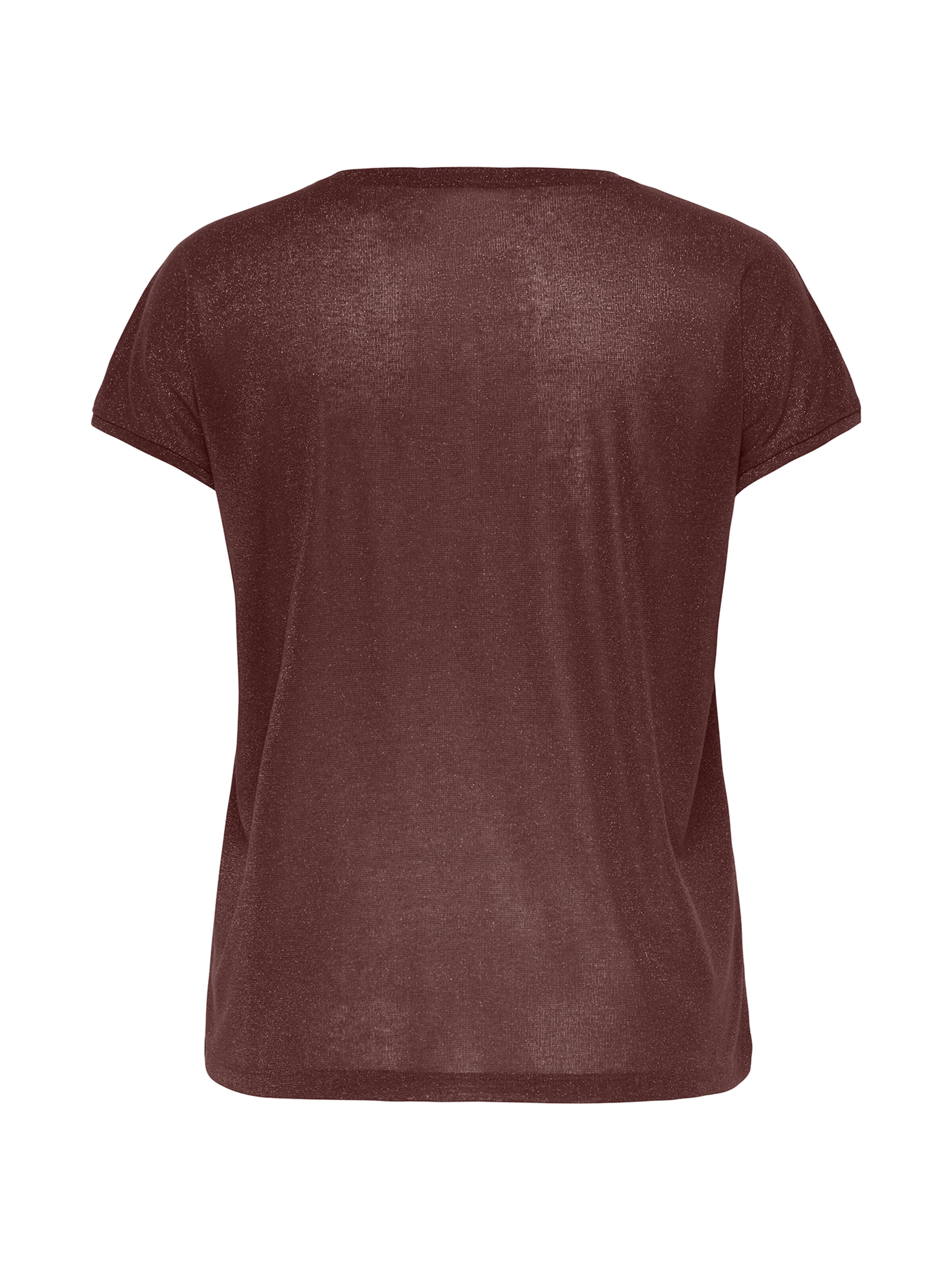 ONLY Carmakoma Shirt 'CARSilvery' in Brown