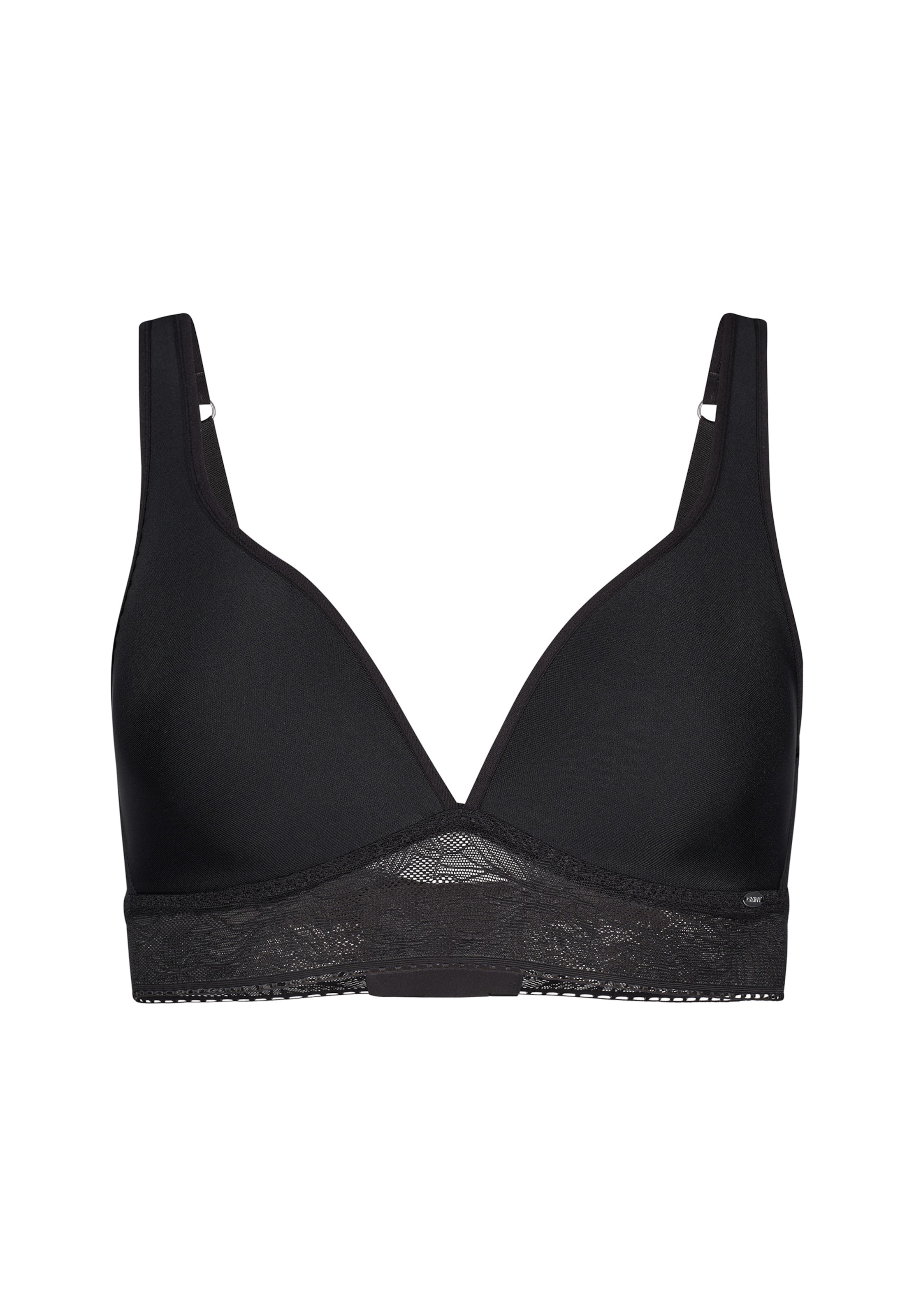 Skiny Bra in Black: front