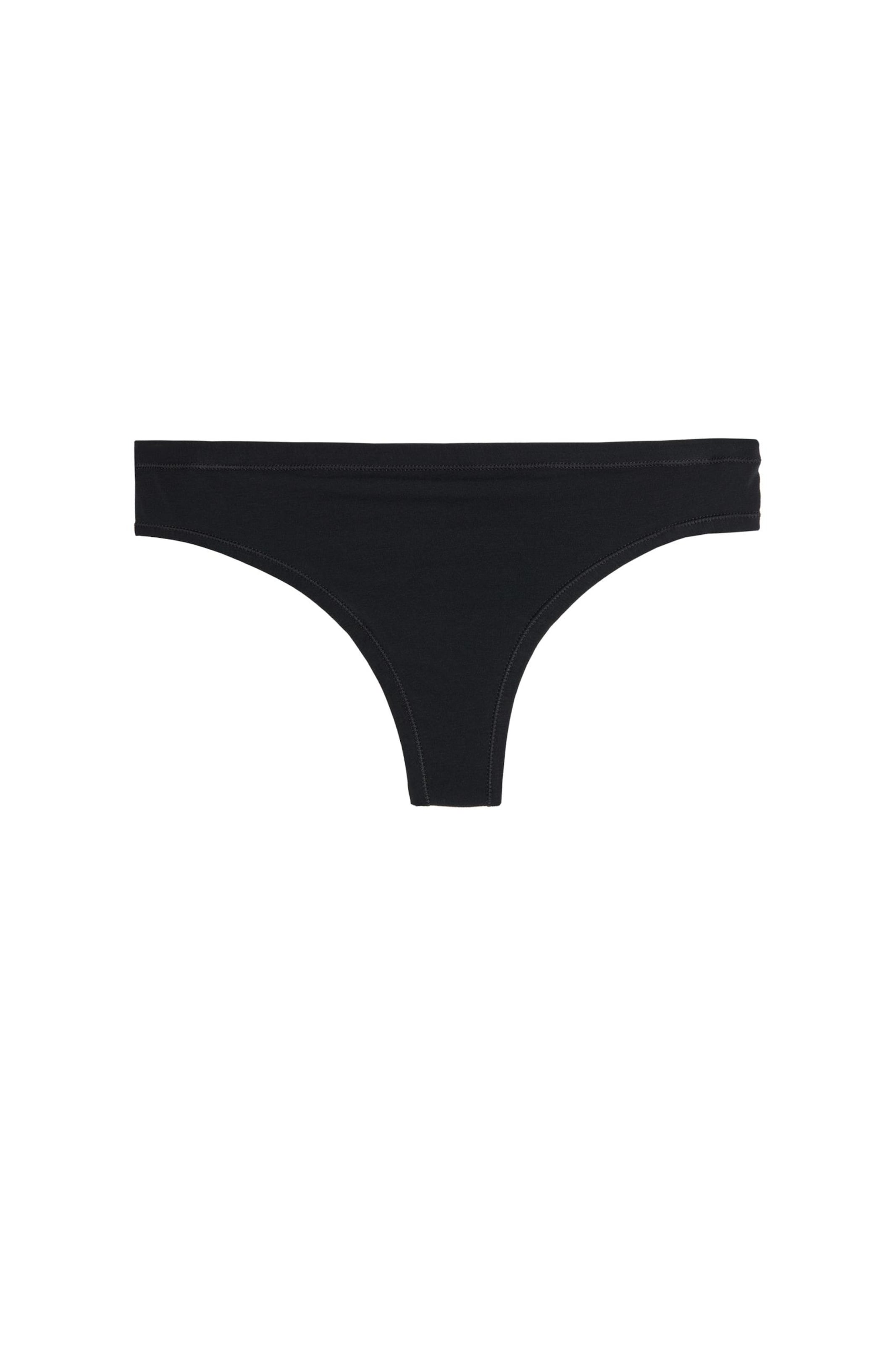 INTIMISSIMI String in Schwarz: Vorderseite