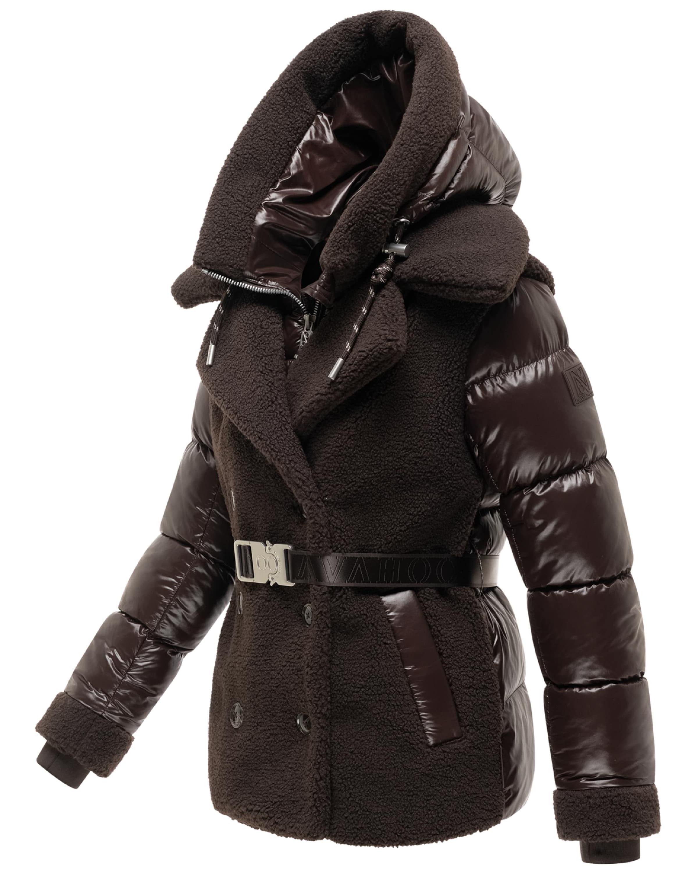 NAVAHOO Winterjas 'Kuschelhäschen 14' in Bruin
