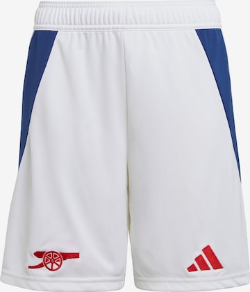 ADIDAS PERFORMANCE - Pantalón deportivo 'FC Arsenal 24/25' en blanco: frente