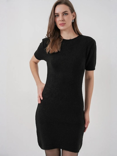 Bigdart Strickkleid in S-M in schwarz, Produktansicht