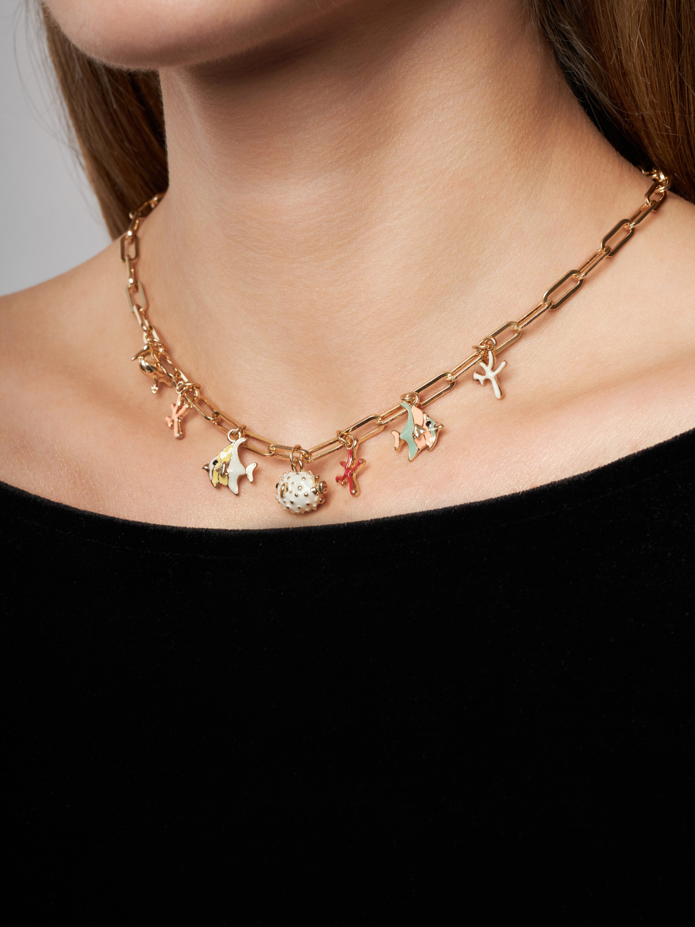 Chaîne 'Aquatic' A&C Oslo – Nordic Design Jewellery en or : devant