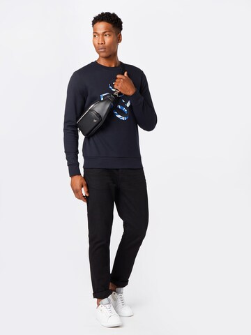 BOSS Black Sweatshirt 'Stadler' in Blue