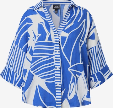 Ulla Popken Blouse in Blue: front