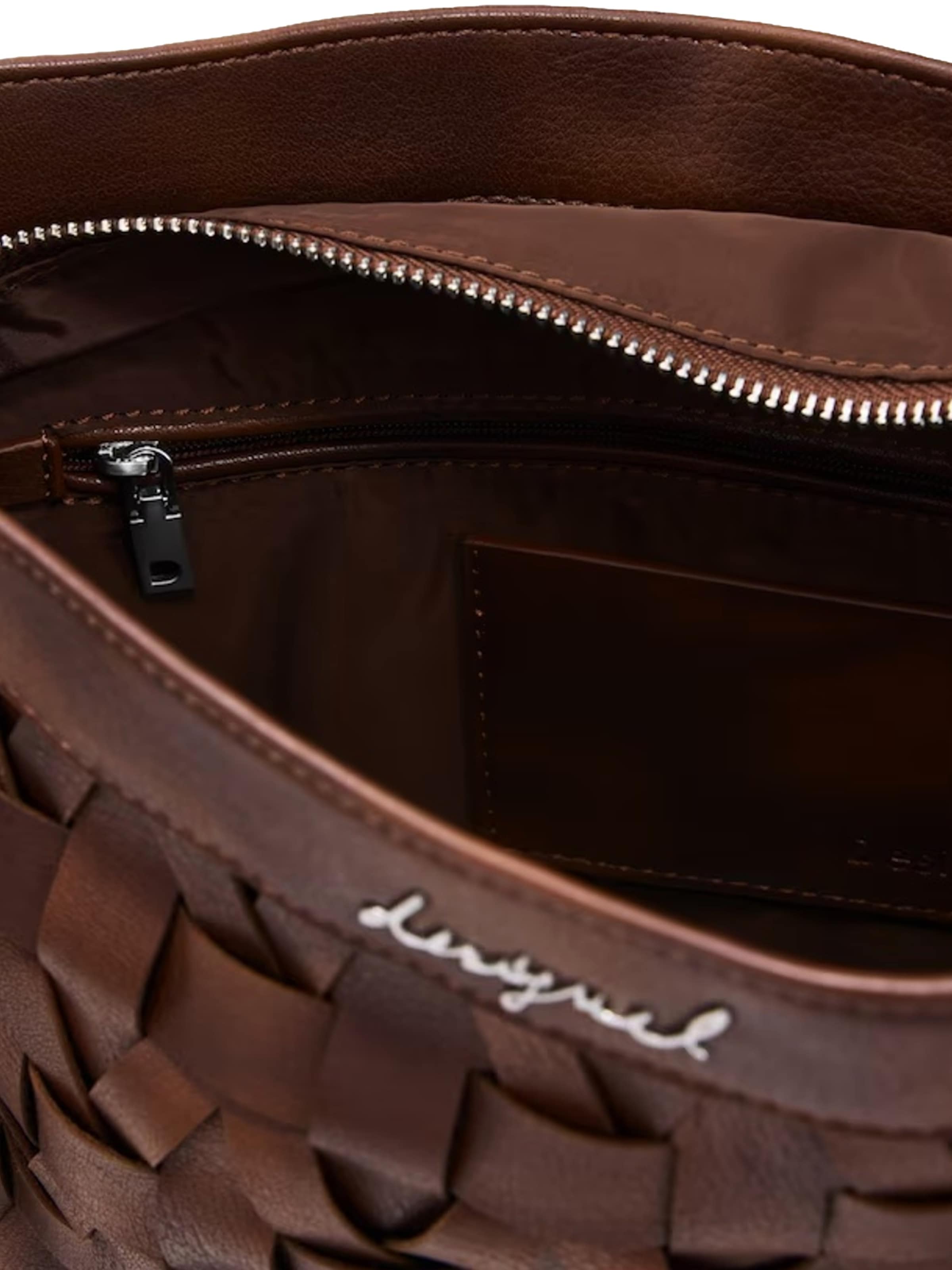 Desigual Handbag 'Argon Camel' in Brown