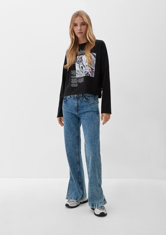 QS Wide leg Jeans 'Catie' in Blauw