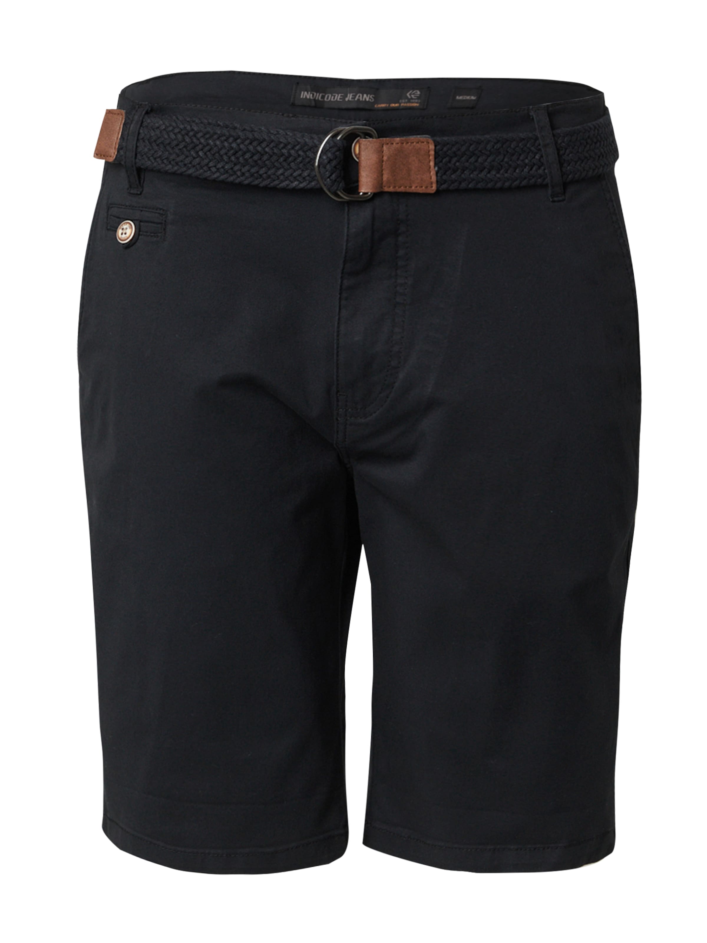 INDICODE JEANS Regular Broek 'Conor' in Grijs: voorkant