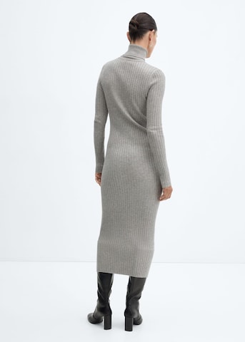 MANGO Knitted dress 'Goletac' in Grey