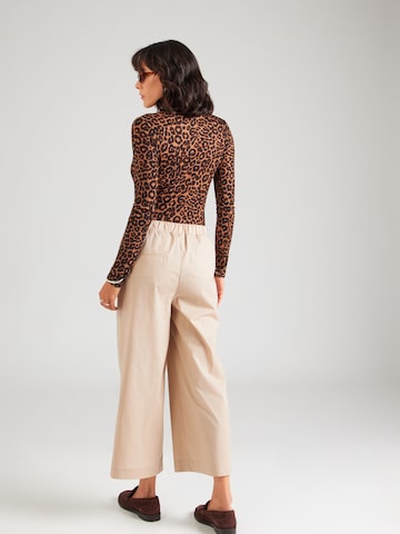 MORE & MORE - Pierna ancha Pantalón en beige