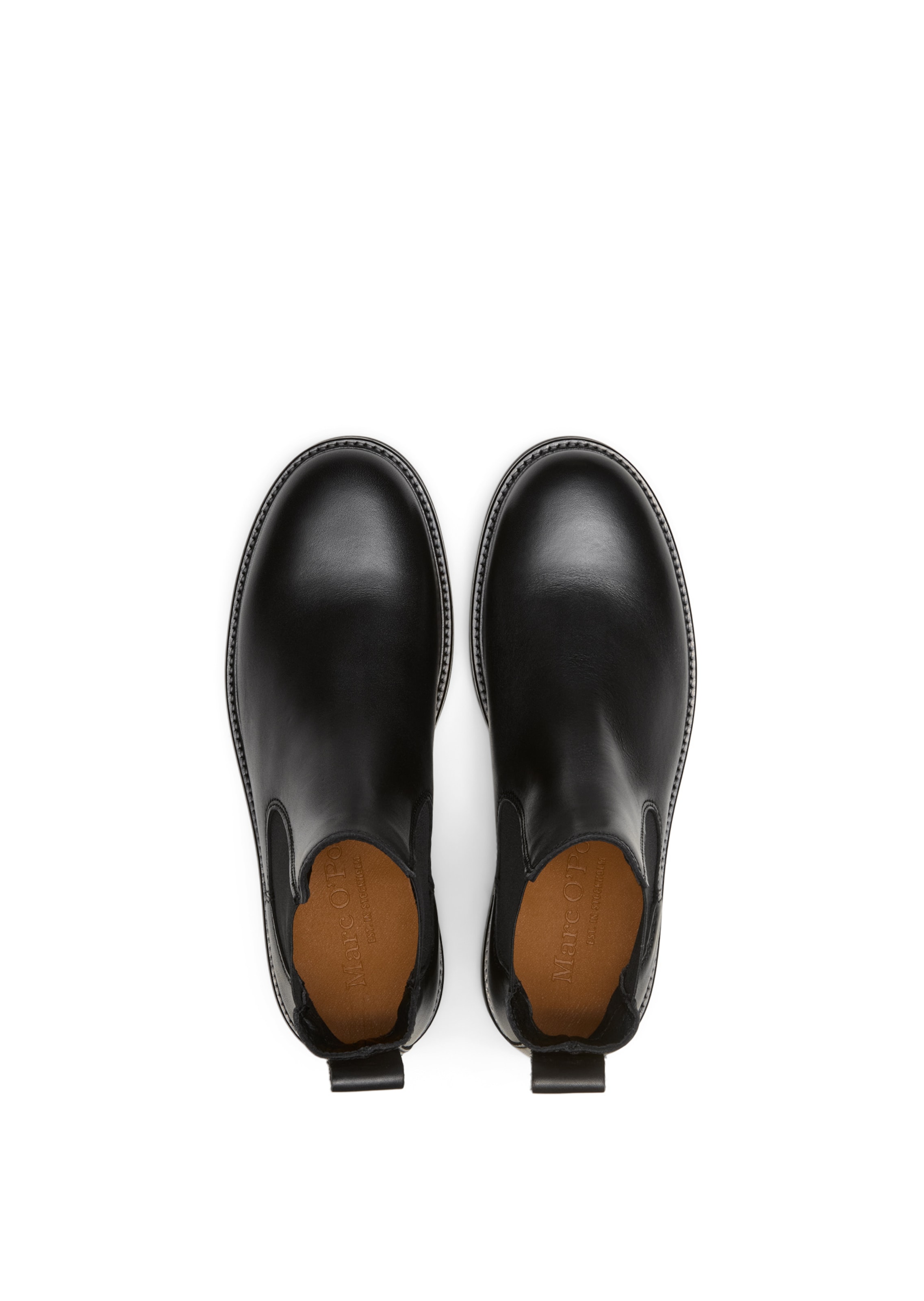 Marc O'Polo Chelsea boots in Zwart