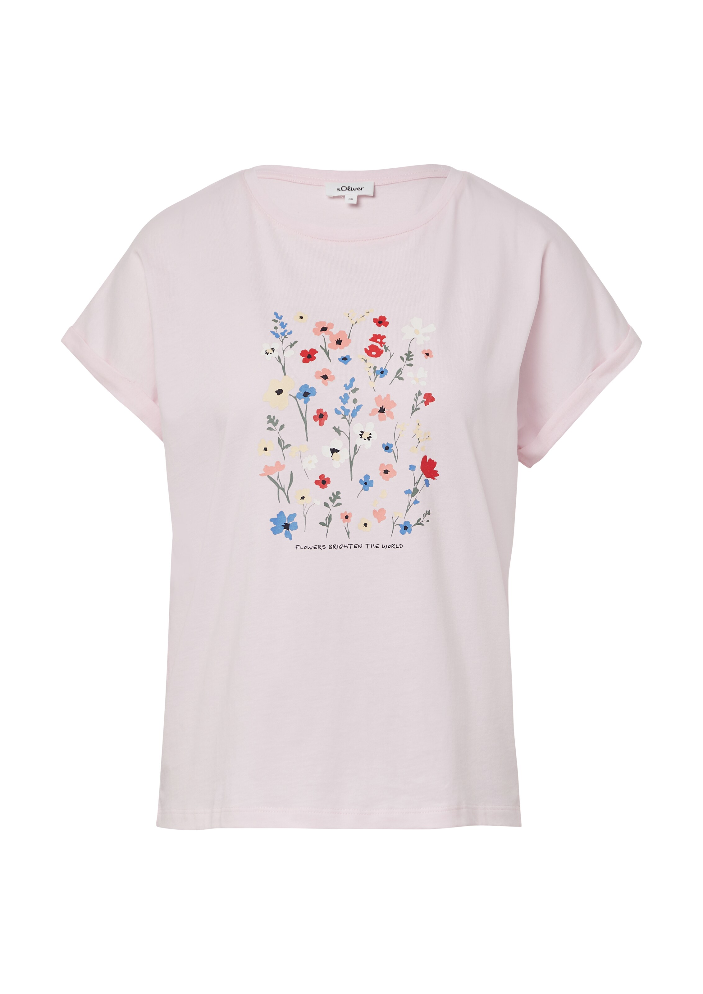 s.Oliver T-Shirt in Pink: Vorderseite