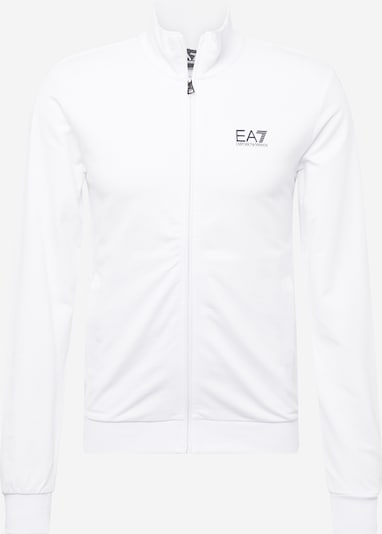 EA7 Emporio Armani Суичъри с качулка в морскосиньо / бяло, Преглед на продукта