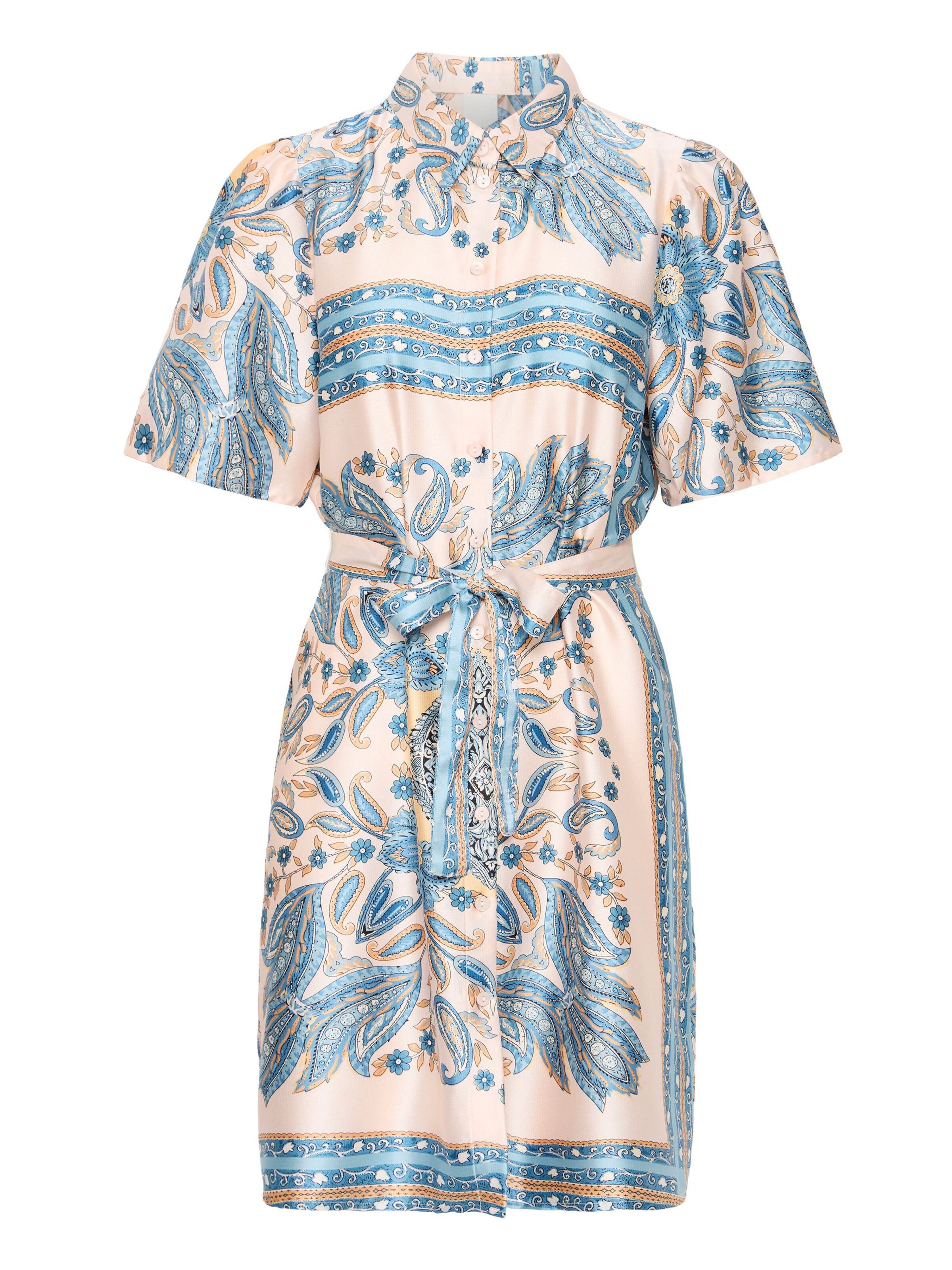 Robe 'IXBRIGITTE' ICHI en beige : devant