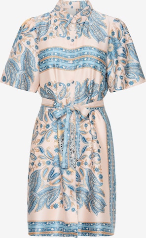 Robe 'IXBRIGITTE' ICHI en beige : devant