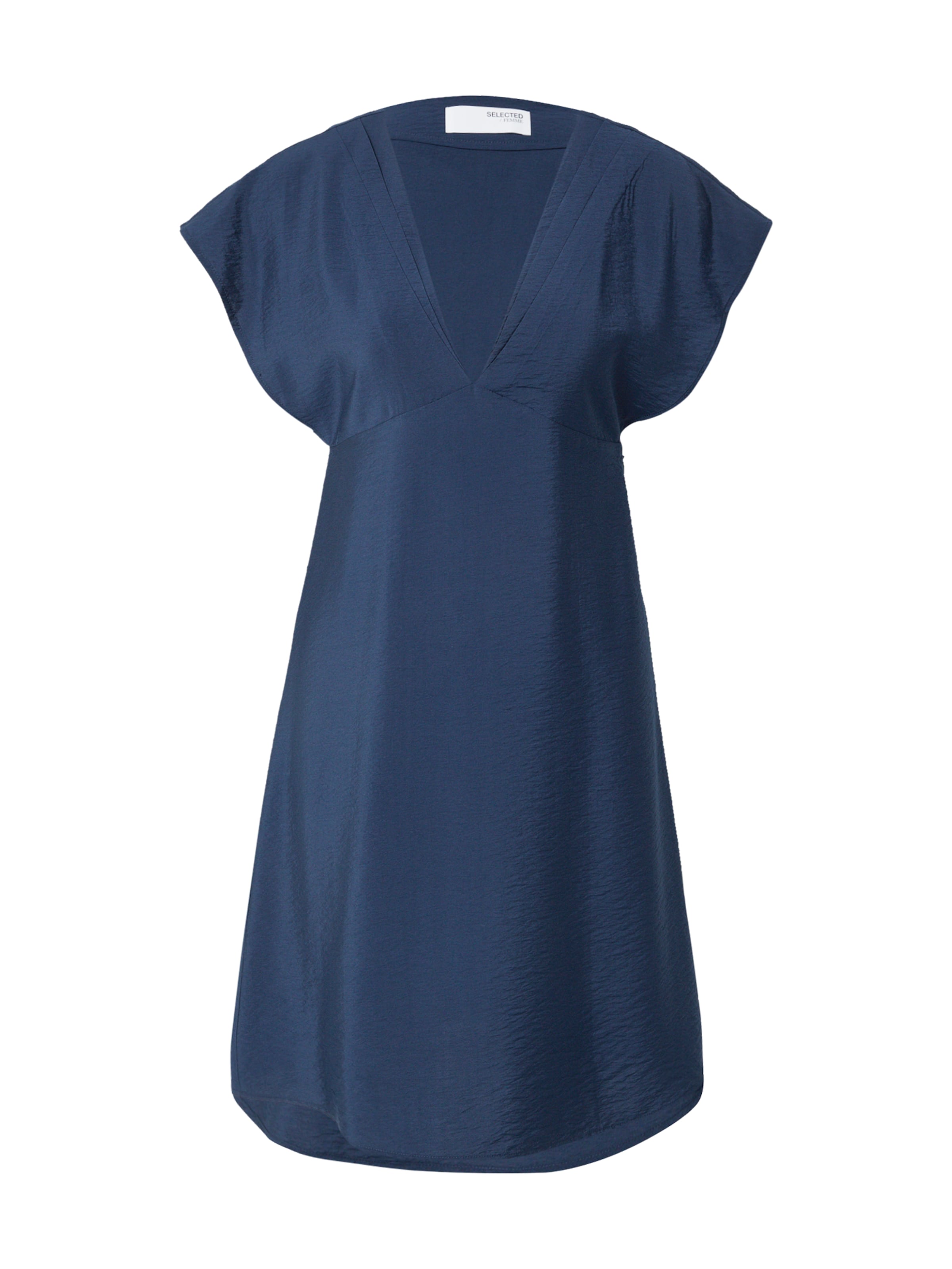 SELECTED Jurk 'SLFCALA' in Blauw: voorkant