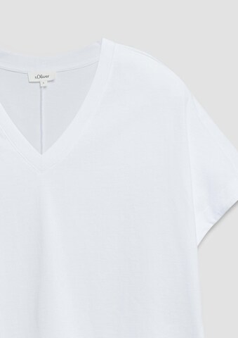 s.Oliver T-Shirt in Weiß