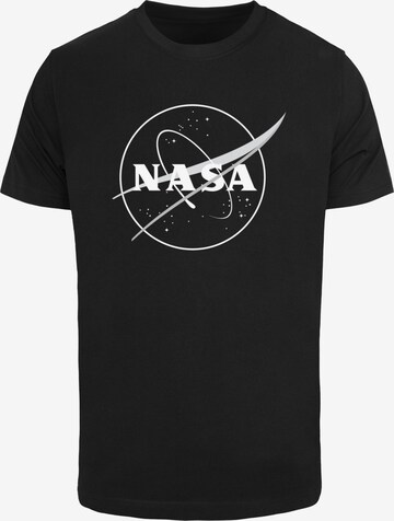 Maglietta 'NASA - Galaxy' di Merchcode in nero: frontale