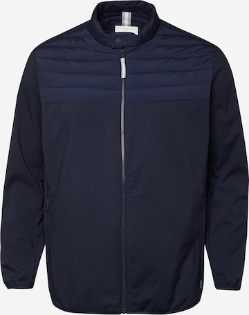 s.Oliver Men Big Sizes Between-Season Jacket in Blue: front