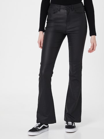 Noisy may Flared Trousers 'Sallie' in Black: front