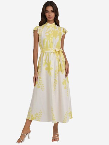 Robe-chemise Hiccup en jaune : devant