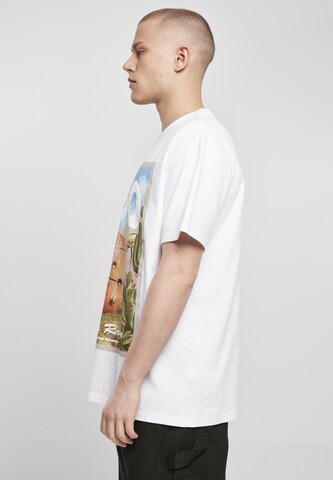 T-Shirt 'El Paso' Mister Tee en blanc