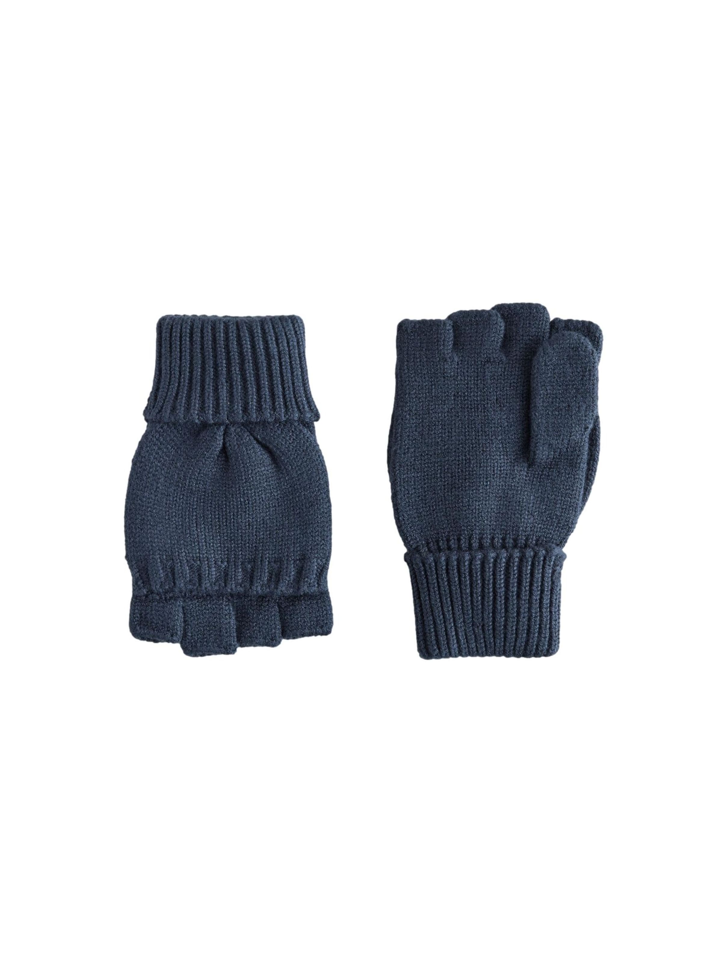 Next - Guantes en azul: frente
