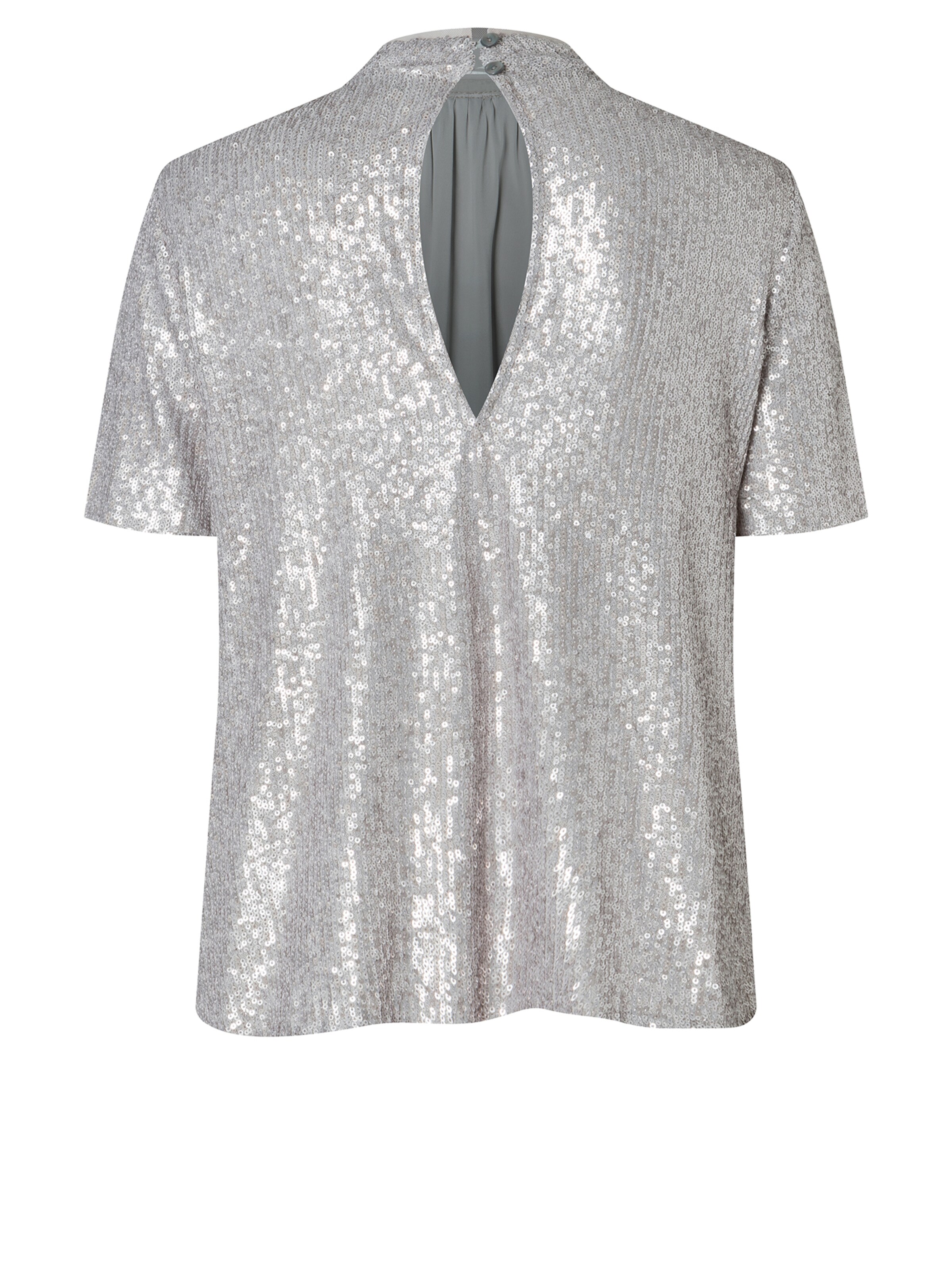 Ana Alcazar Shirt 'Tafina' in Silver