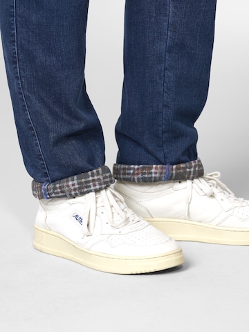 MEYER Slimfit Jeans 'Bonn' in Blauw