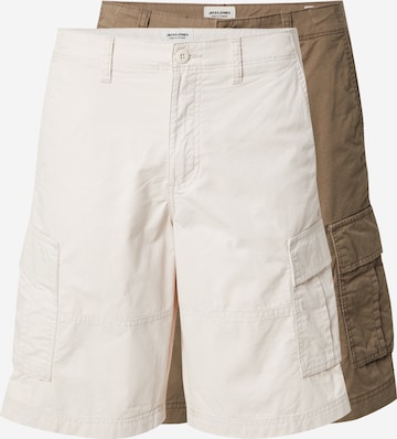 Pantalon cargo 'JPSTCOLE MATEO' JACK & JONES en beige : devant