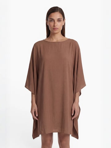 Ana Alcazar Jurk ' Dorevia ' in Bruin: voorkant
