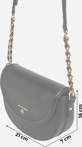 Michael kors half best sale dome crossbody bag black