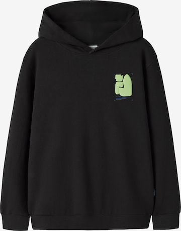 NAME IT Sweatshirt 'NKMNOAM' in Black: front