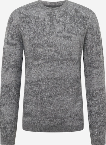 Pull-over QS en gris : devant